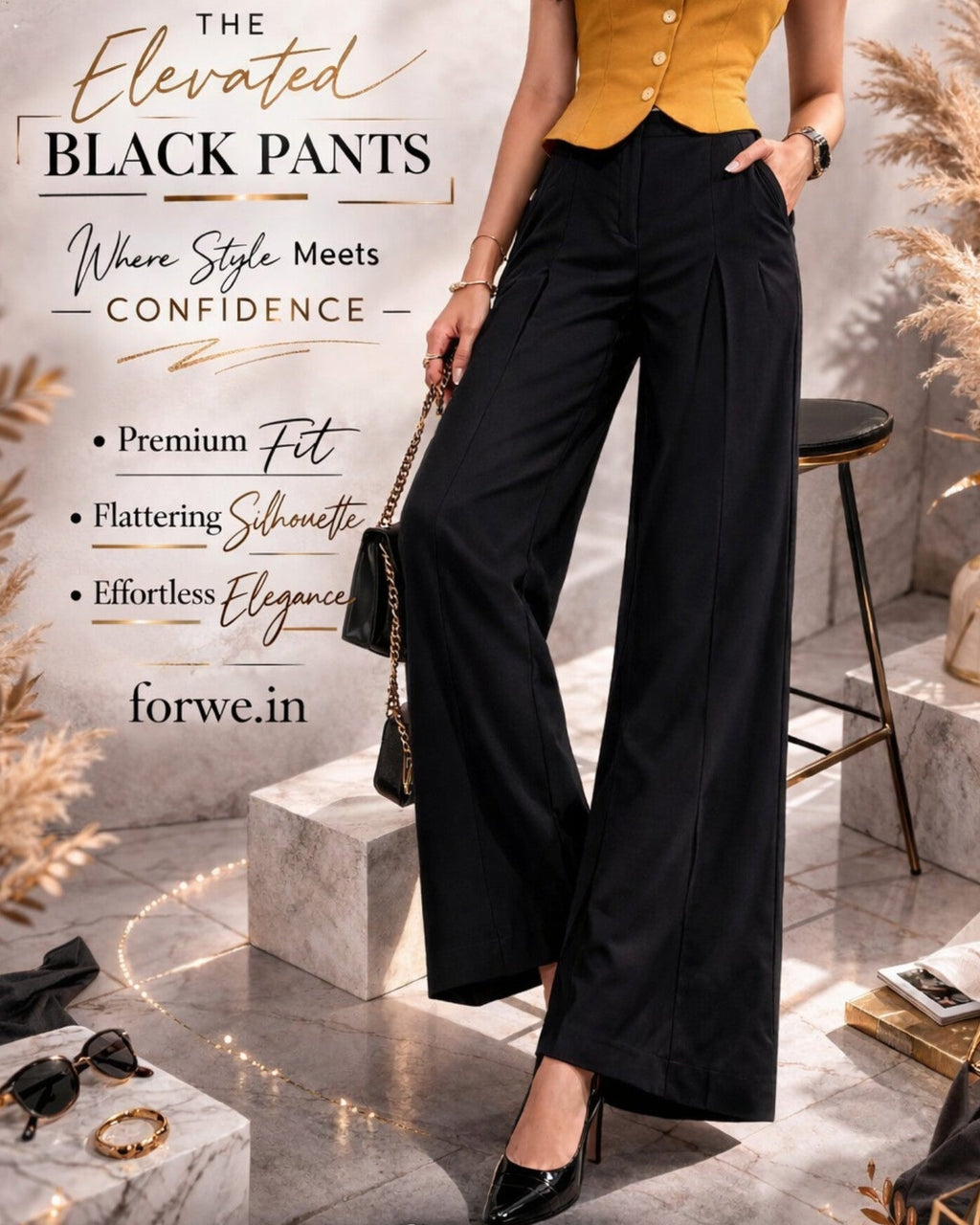 Wide Leg Trousers
