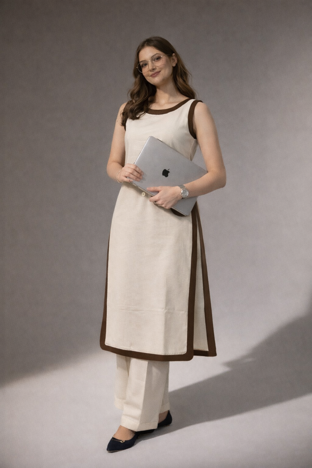 Border Style Kurta Set