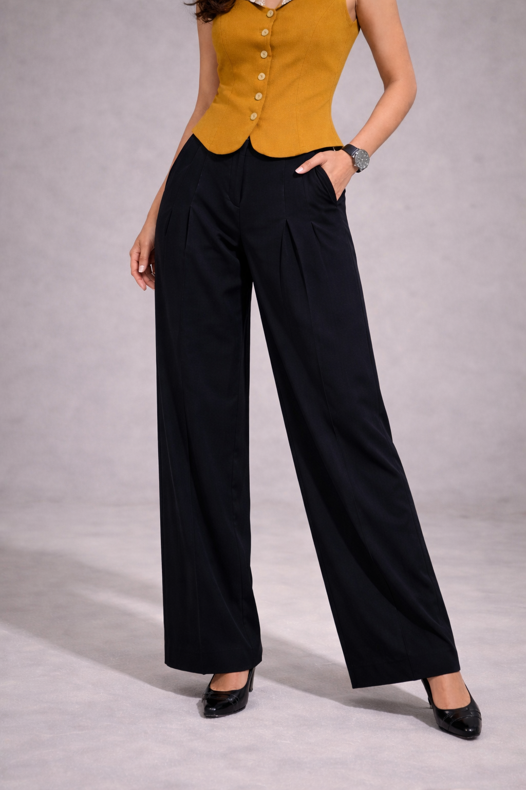 Wide Leg Trousers