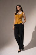 Floral Collar Waistcoat